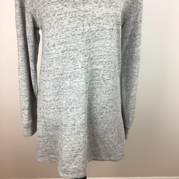 WILFRED SENKO OVERSIZED RELAXED GRAY DRESS - Picture 4 of 9